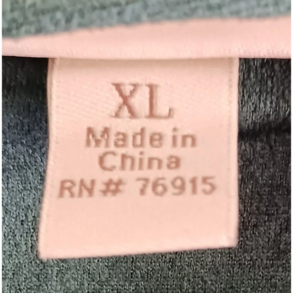 Women's Microsuede Zip-Front Jacket, Appleseed's, size XL, Forest‎ Green - Picture 7 of 9